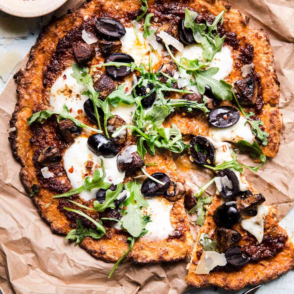 完美的花椰菜披萨皮