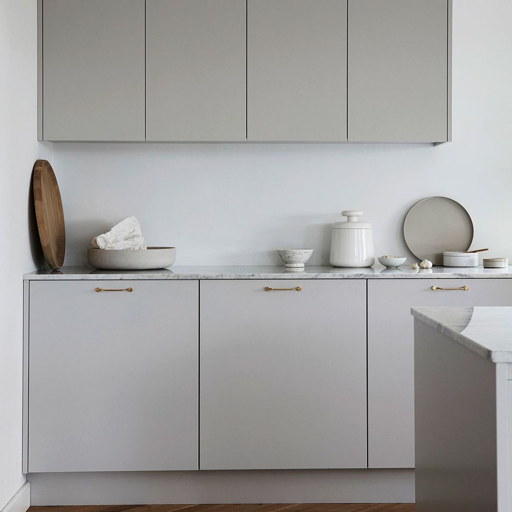 现代厨房的橱柜