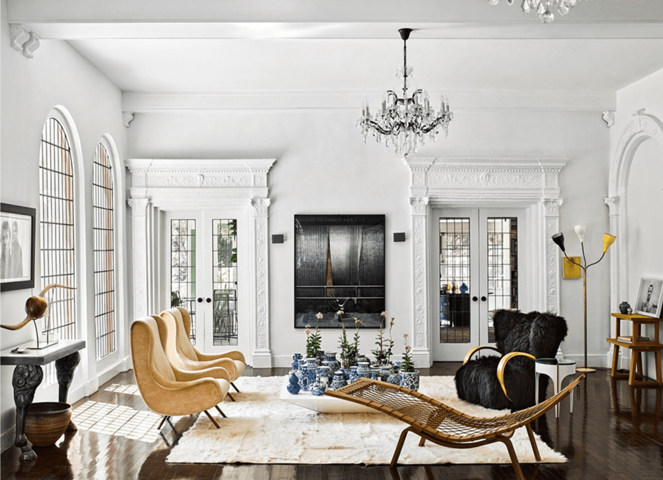 有质感面料的客厅