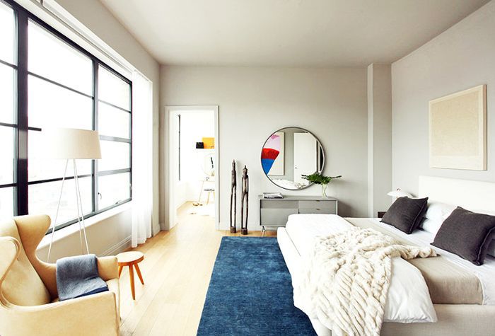 圆形大镜子卧室