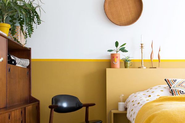 黄色卧室的想法