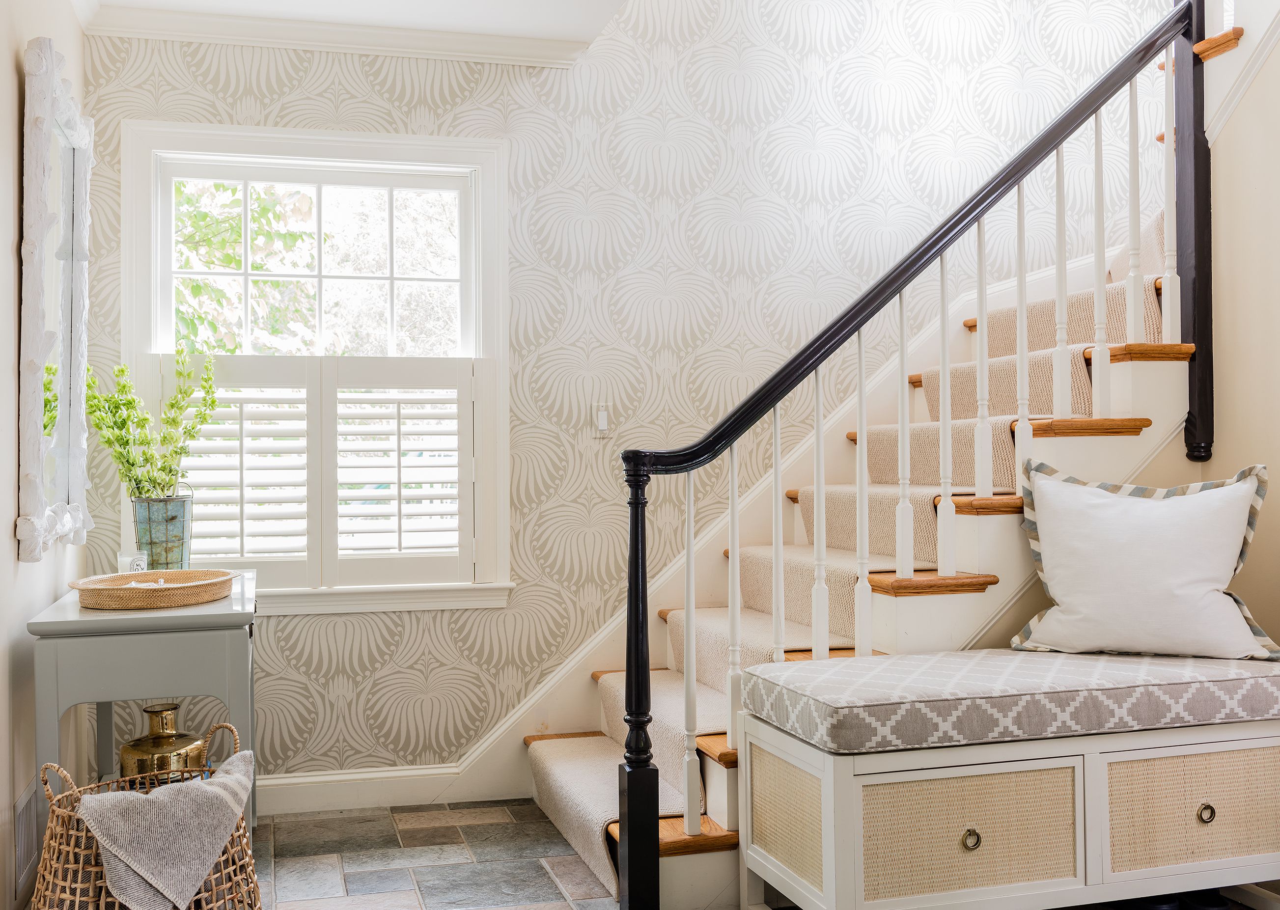 泥浴室墙纸思路