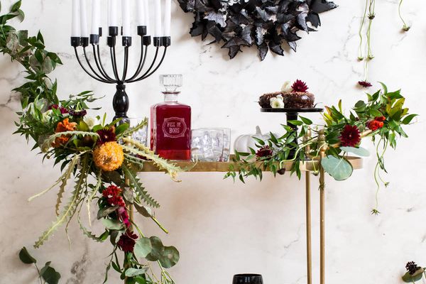 万圣节自助酒吧车