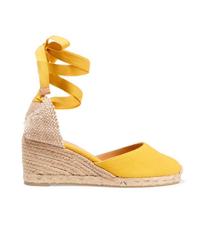 船底帆布楔形帆布鞋