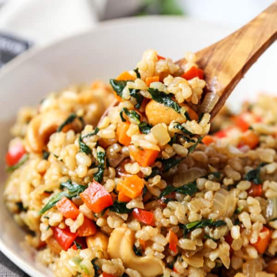 简单的素食炒饭