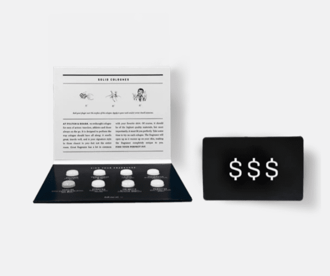 固体香料样品礼盒套装（含礼品卡） - 富尔顿＆Rourk
