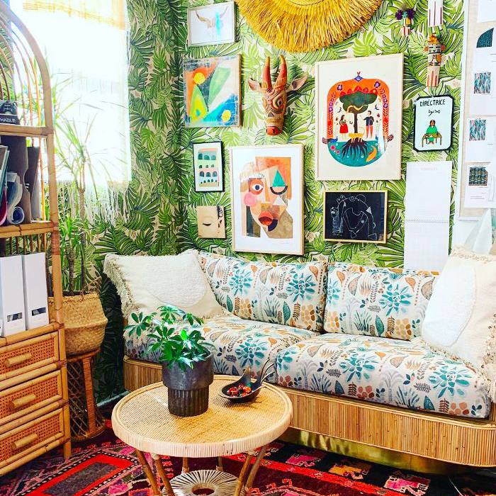 波希米亚装饰，Justina的布莱克尼