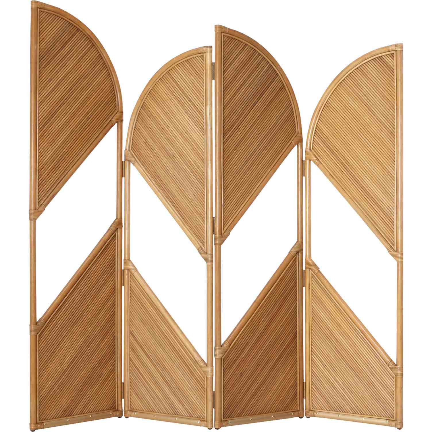 CB2范天然藤条分隔的房间