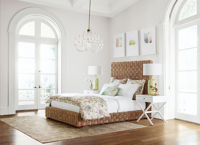 Aerin Lauder-Williams-Sonoma家的卧室