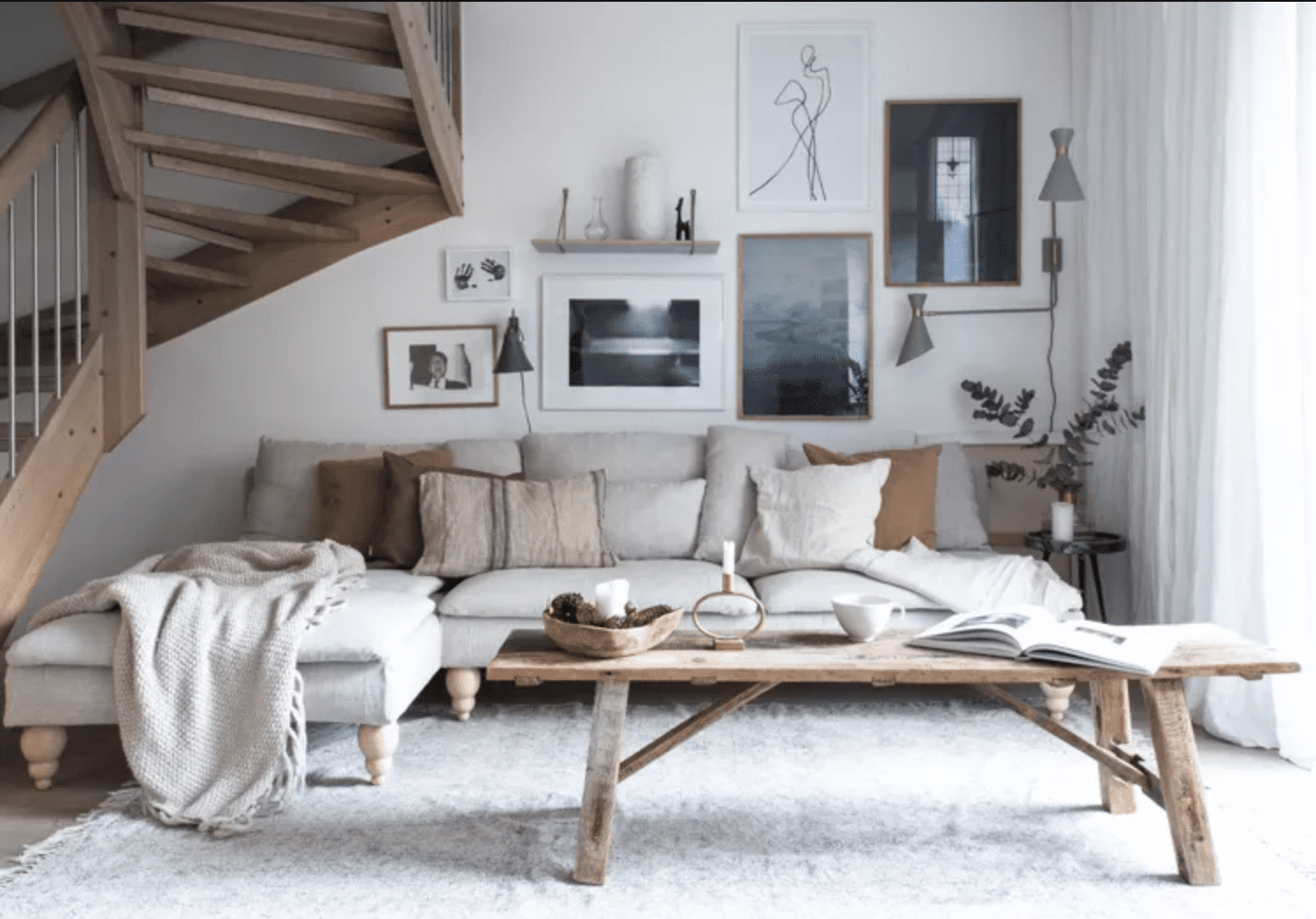 Scandinavian-inspired客厅