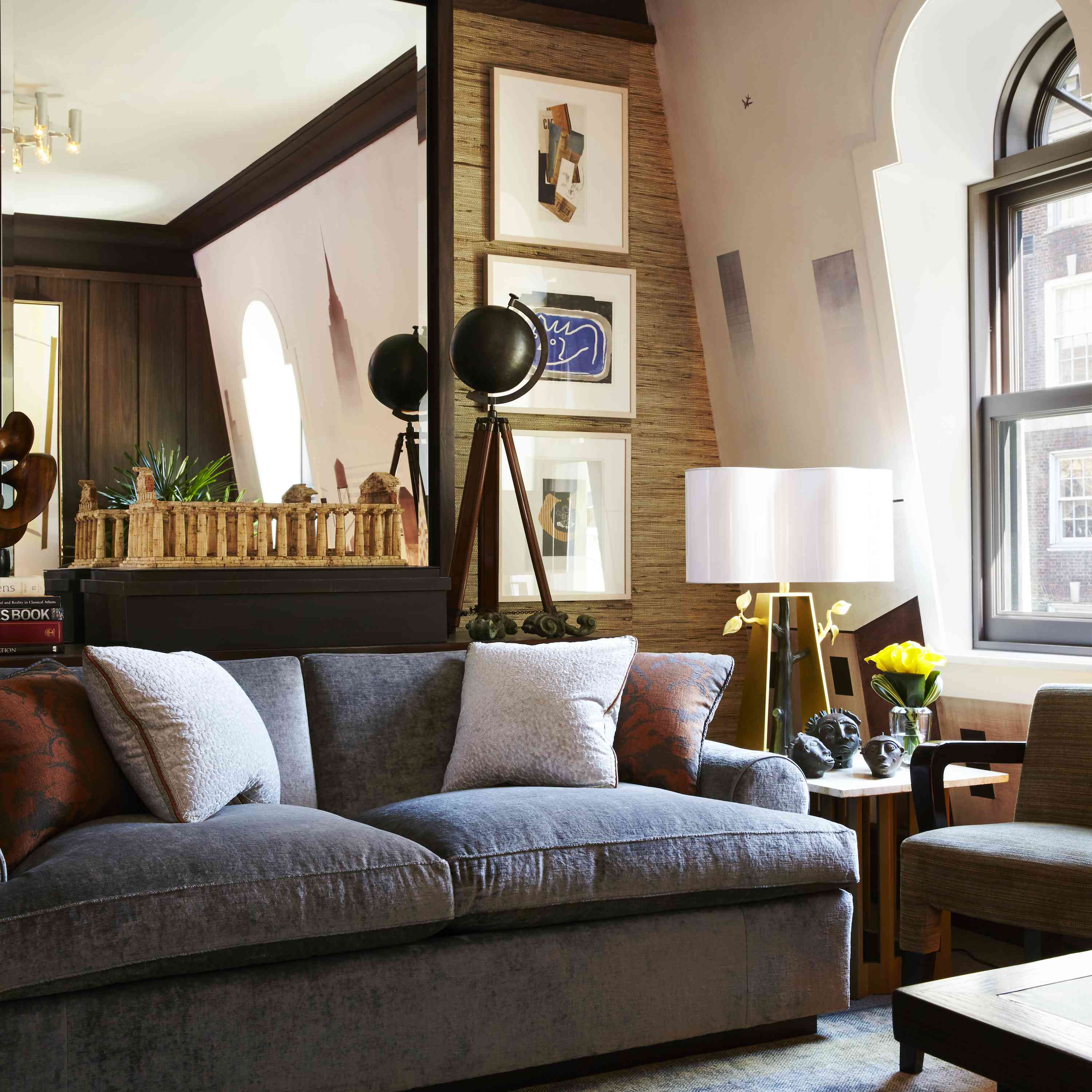 温暖的彩色单身垫