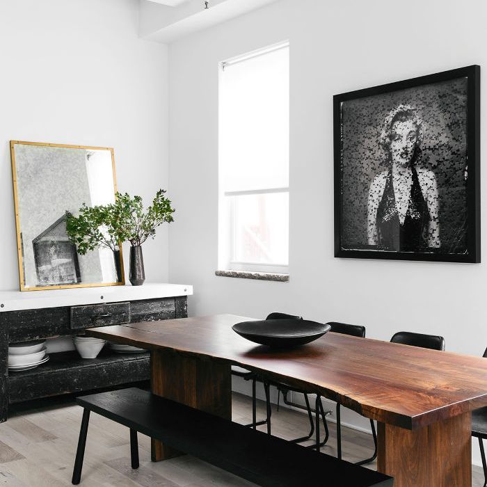 黑与白的主页视频饭厅