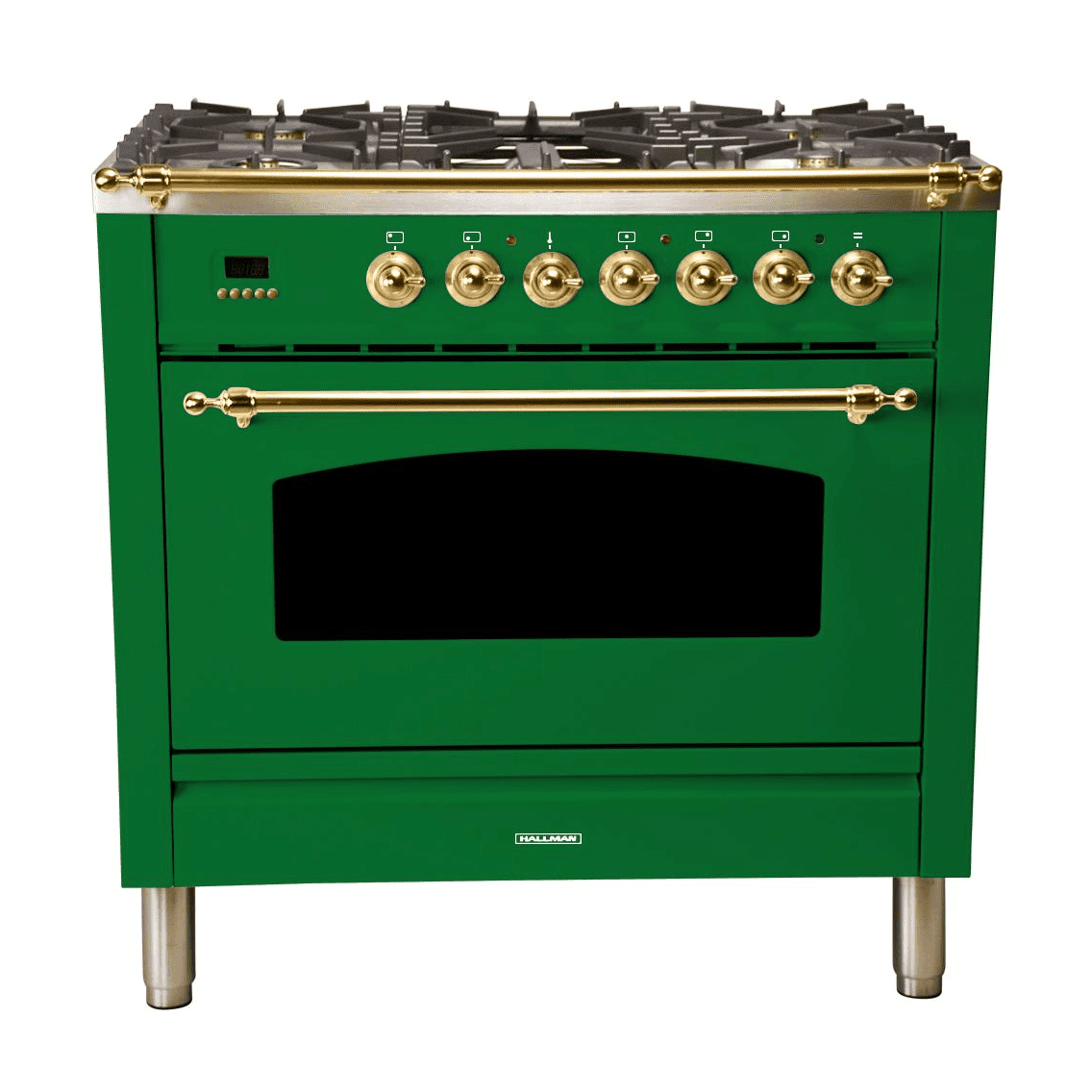 一个充满活力的绿色烤箱