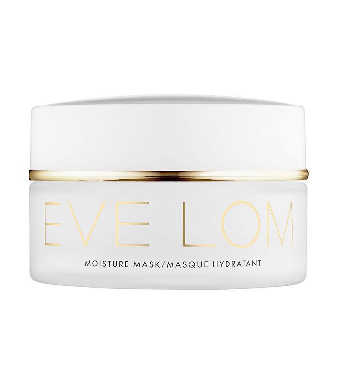 夏娃洛美水分的3.3盎司白色容器金字面膜。