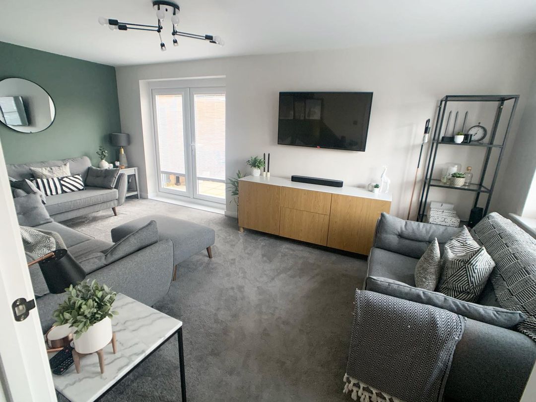 客厅地毯的想法匹配