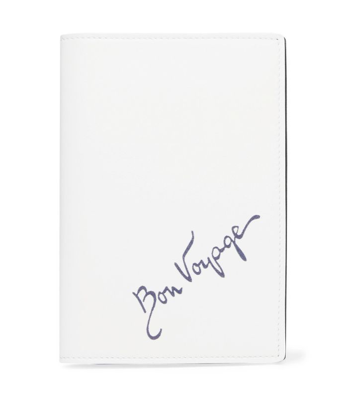 Smythson一路顺风皮护照封面