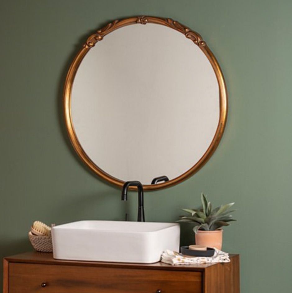 梅丽珊德墙镜，金色