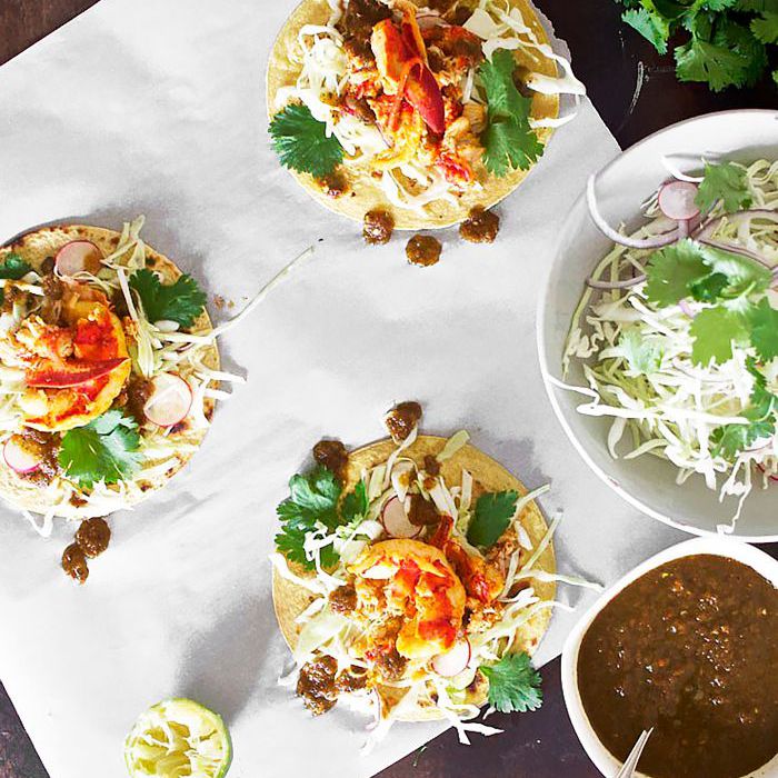 龙虾玉米饼与安乔智利