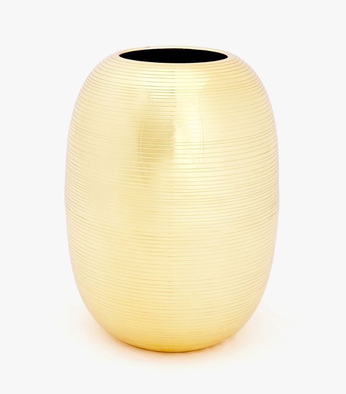 扎拉首页黄金金属花瓶