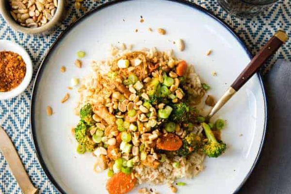 慢火炖的泰式花生咖喱