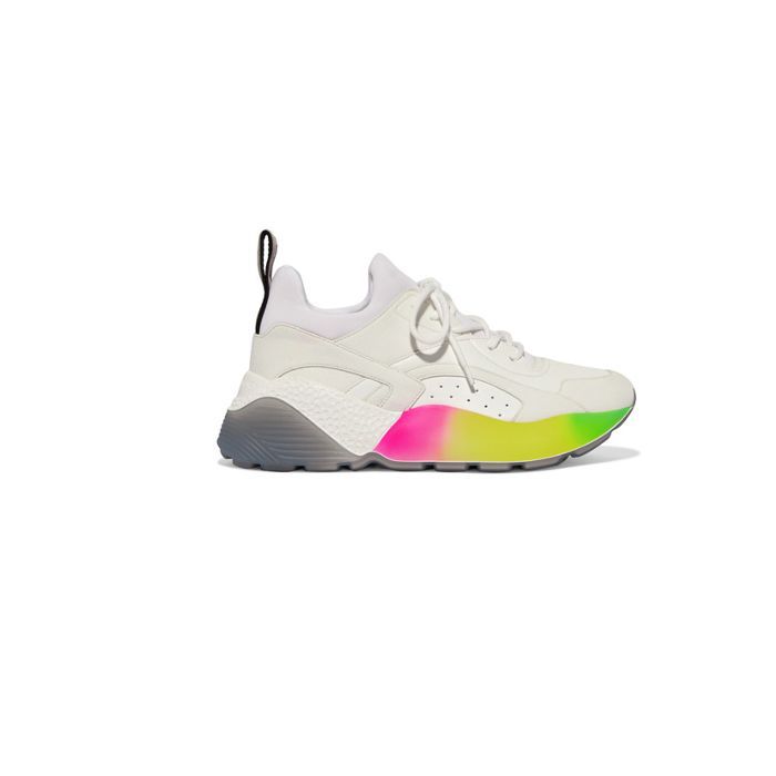 斯特拉·麦卡特尼绒面革和氯丁橡胶运动鞋