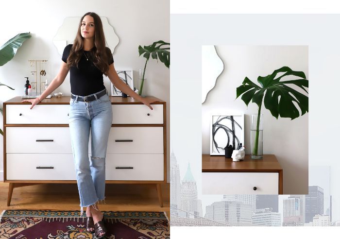 凯尔西·克拉克在薄雾灰和橡树她Culla台