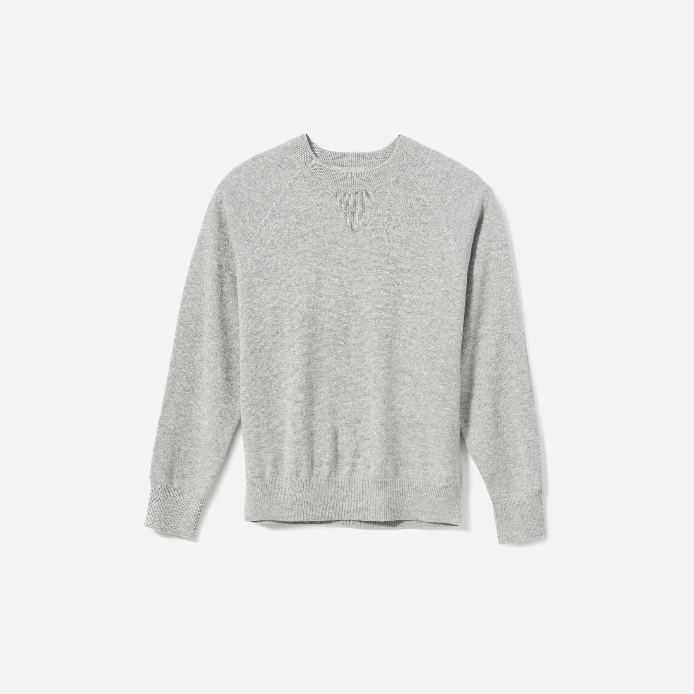 everlane The Cashmere Shrunken Sweatshirt