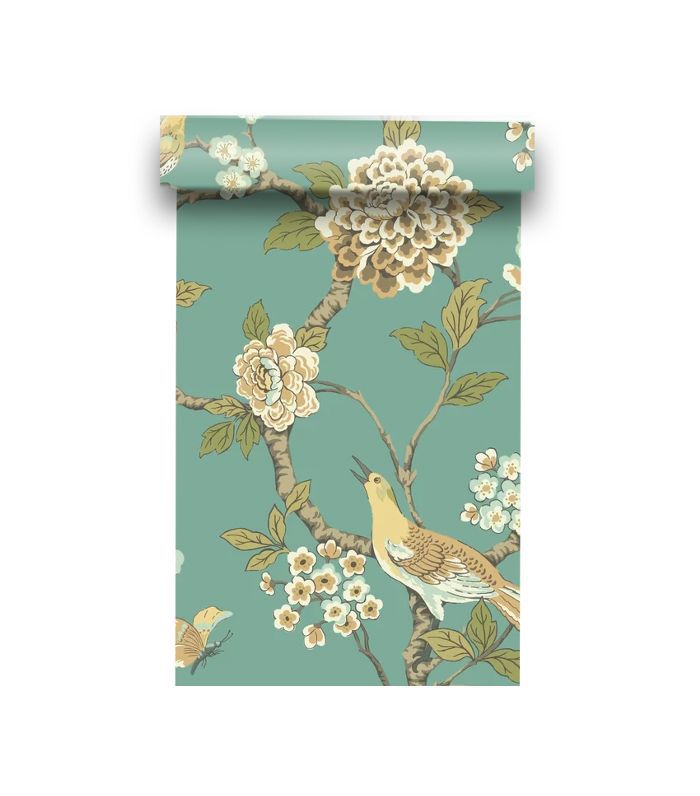 约克郡墙纸阿什福德化妆品奇特的花卉墙纸