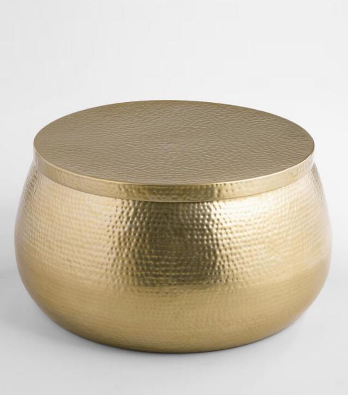 成本加上世界市场黄金锻造的金属卡拉茶几