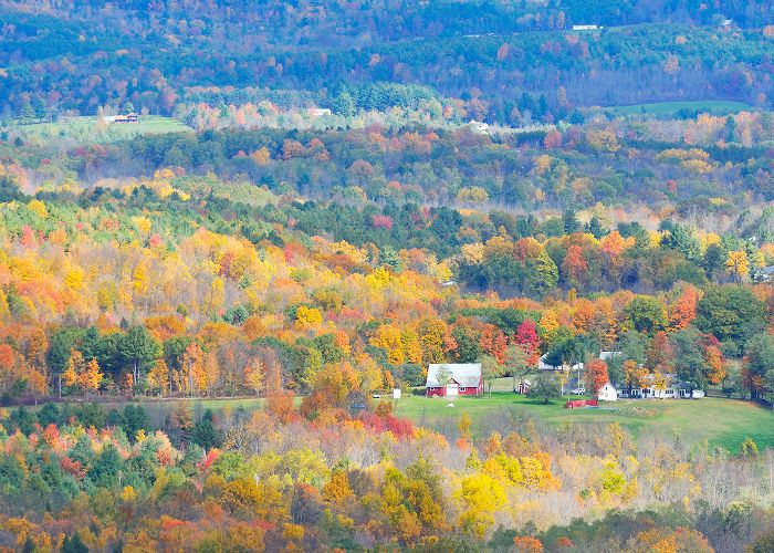 秋天的卡茨基尔