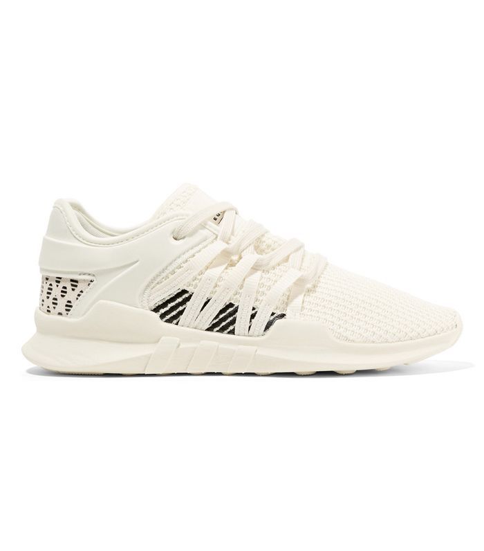 Eqt赛车Adv人造麂皮装饰弹性针织和氯丁橡胶运动鞋