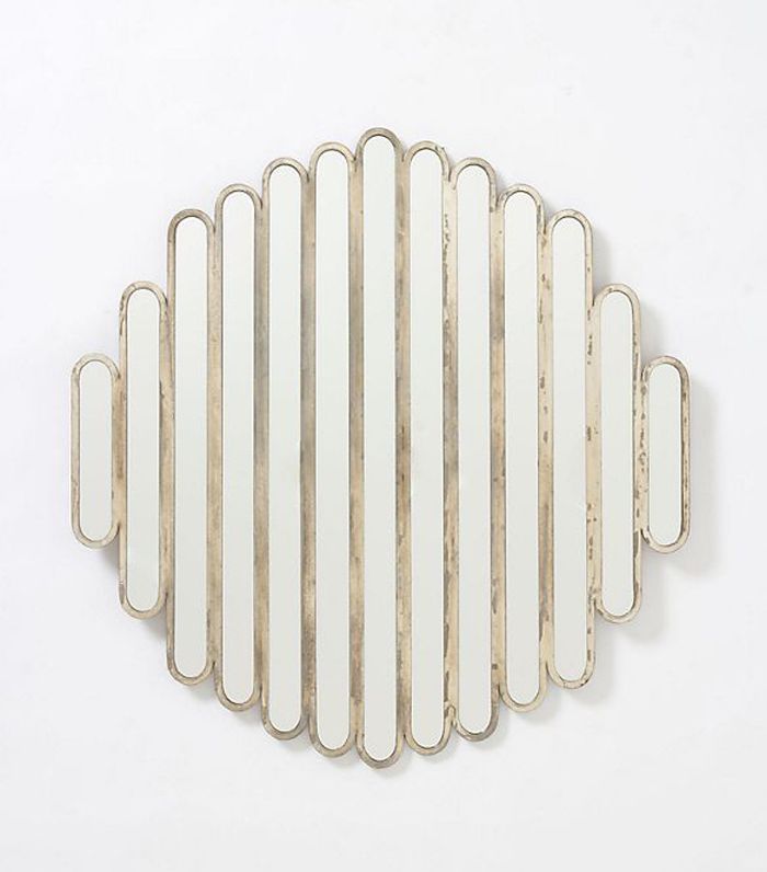 Anthropologie的阿巴特板条镜子