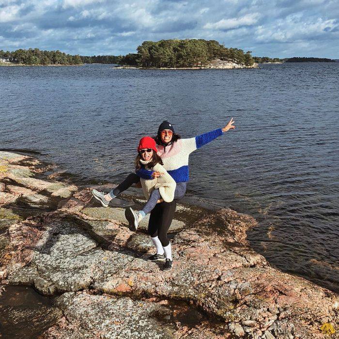 与朋友练习”class=