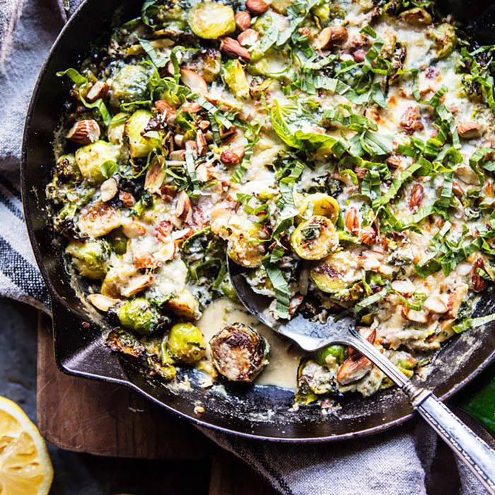 素食食谱秋季 - 柠檬炒豆芽布鲁塞尔