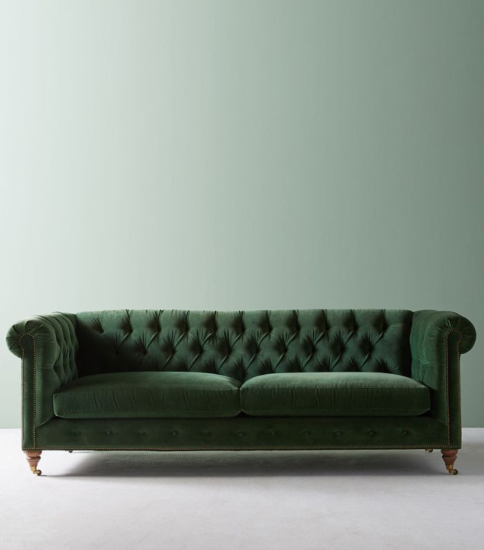 Anthropologie Lyre Chesterfield双层沙发