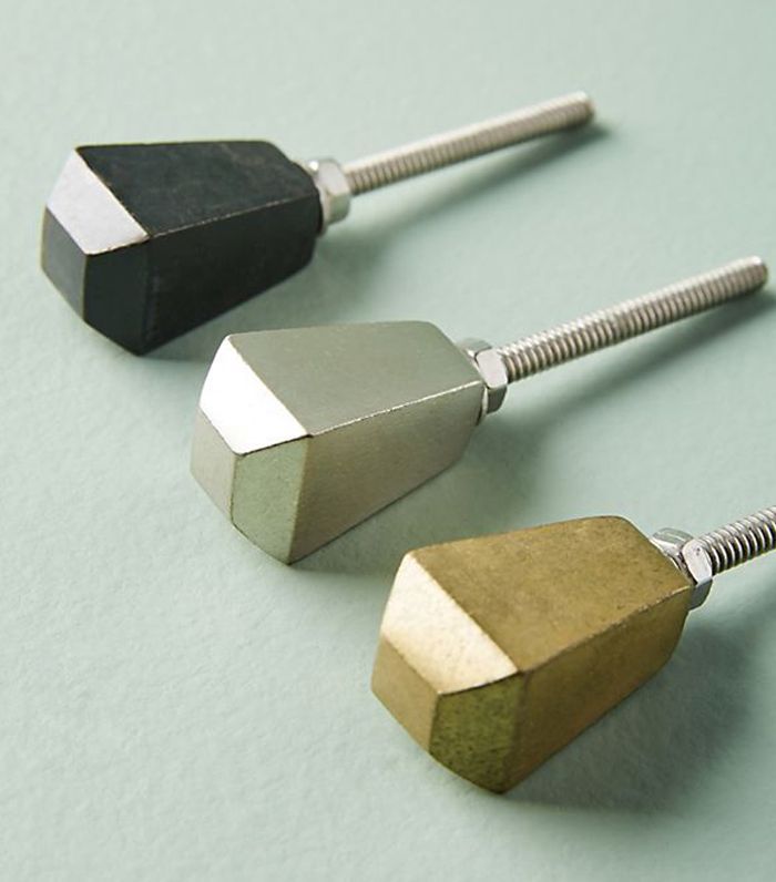 Anthropologie的照耀下闪闪发光棱镜旋钮