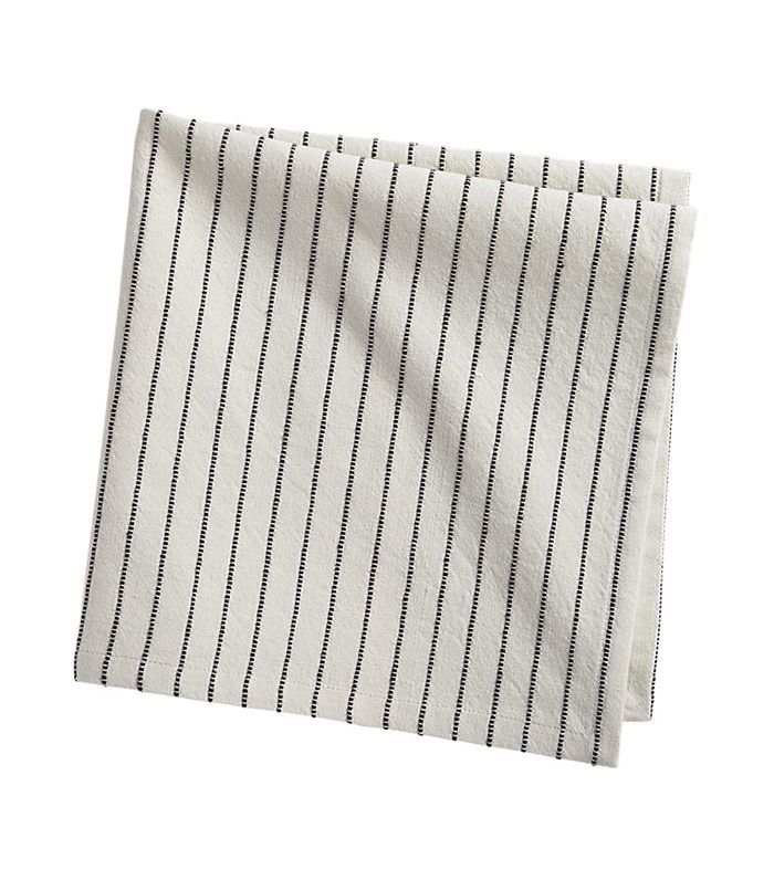 细条纹黑色餐巾纸