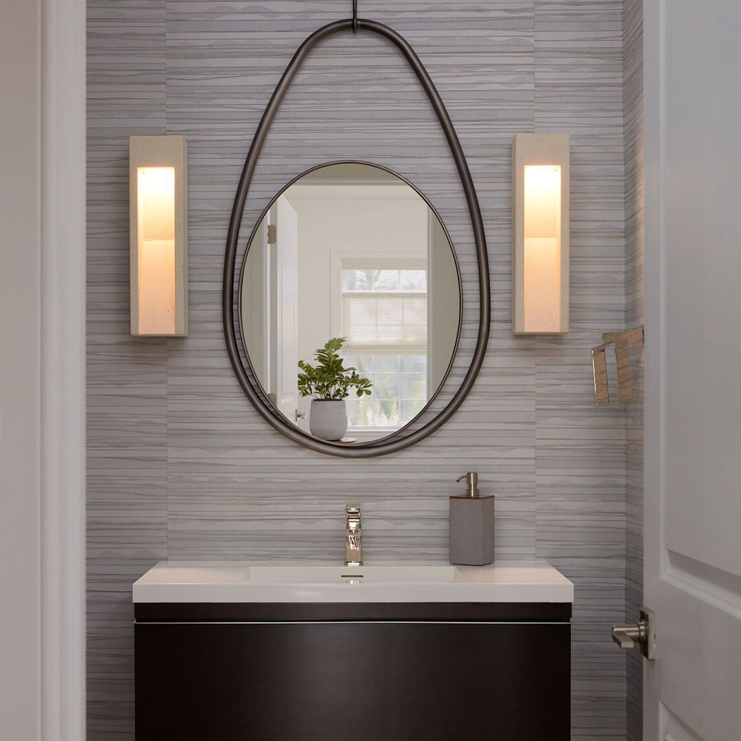 黑色梳妆台浴室