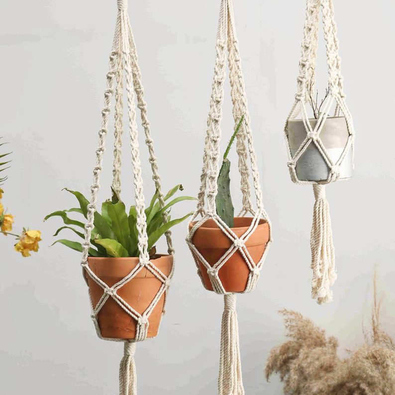 Minimalis Macrame植物衣架