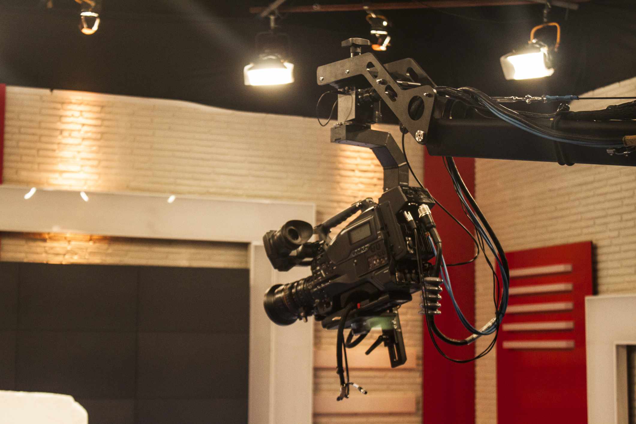 电视节目中的摄像机