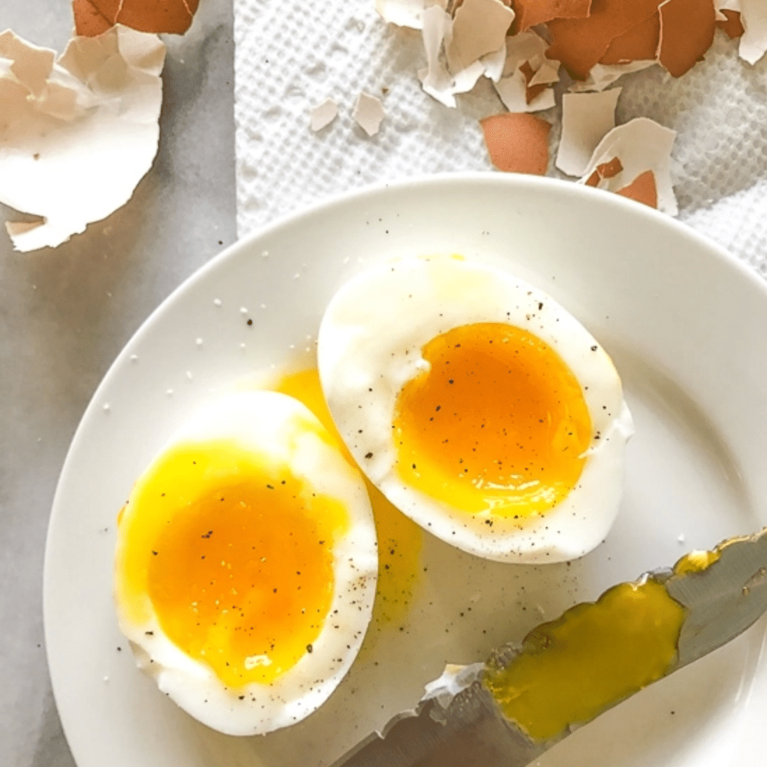 SkinnyTaste煮熟的鸡蛋
