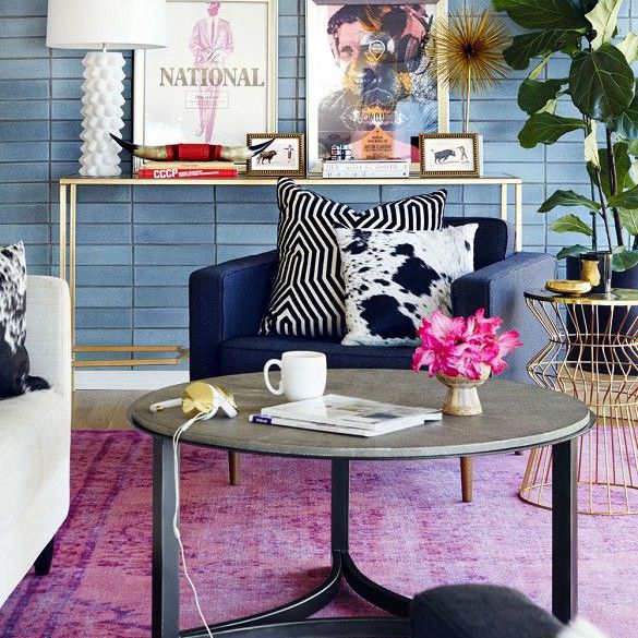 世纪中期的现代客厅