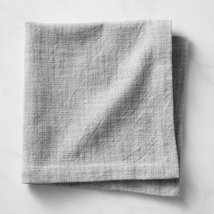 Williams Sonoma经典的Chambray棉餐巾