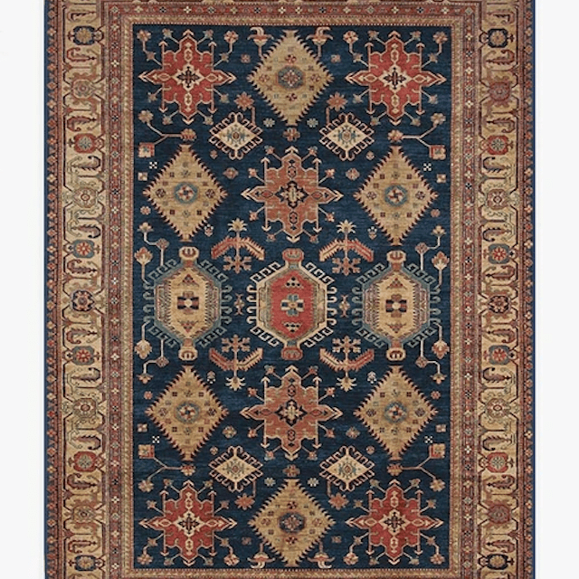 可Ruggable Cambria蓝宝石地毯