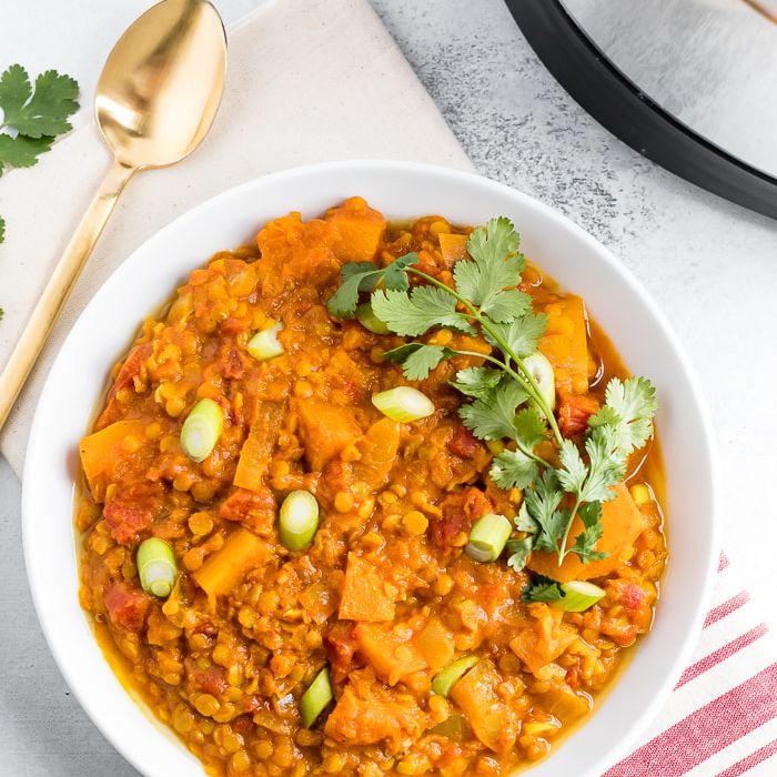 慢炖冬南瓜红扁豆