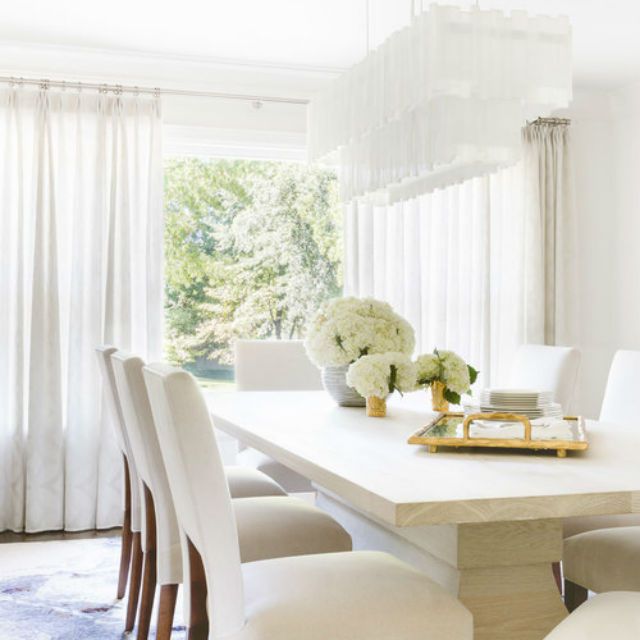 饭厅窗帘想法