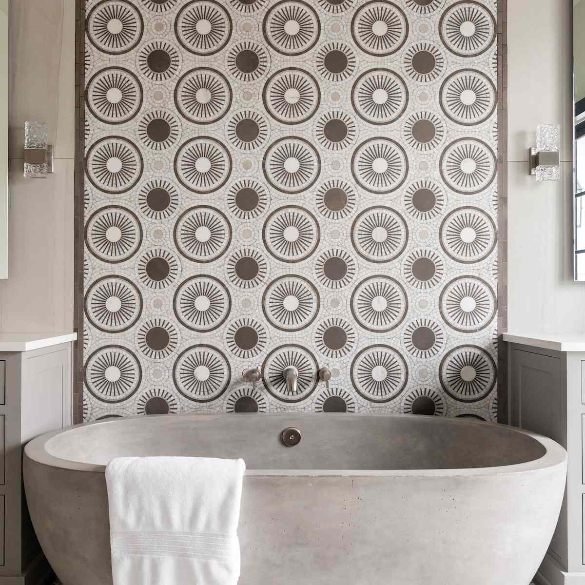 复古风格的浴室