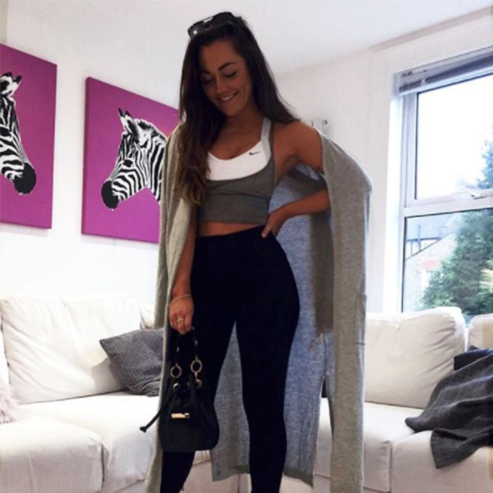 最好的运动胸罩：Talilla Henchoz穿着耐克运动胸罩