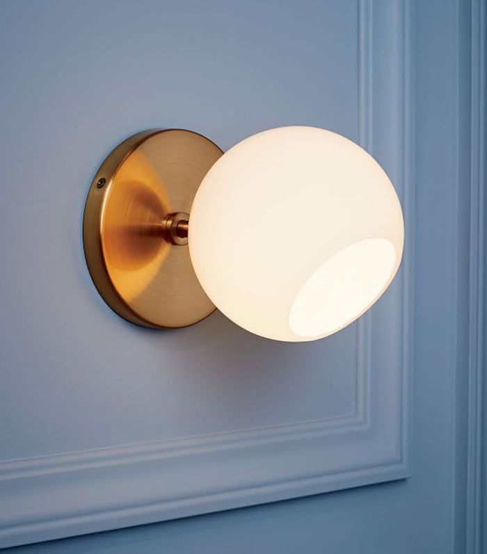 交错玻璃短壁灯