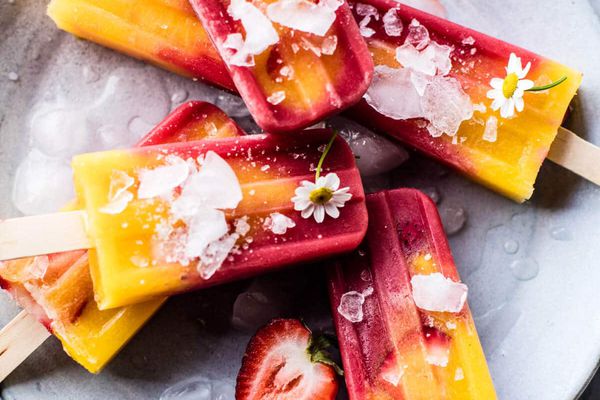 如何制作冰棒 - 三种成分草莓芒果冰棒